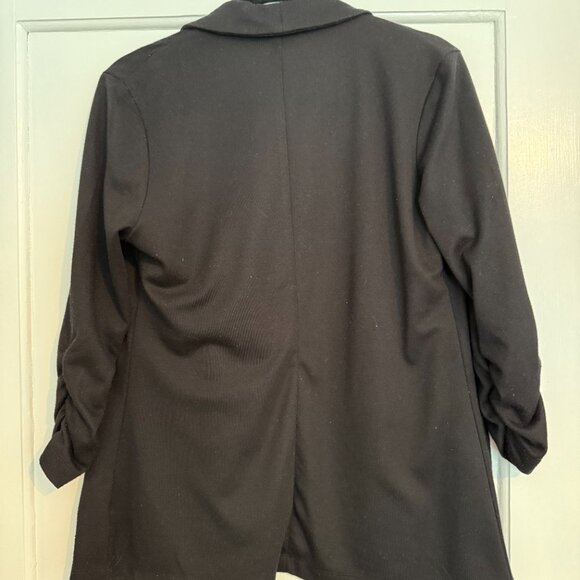 Xhilaration Women's Blazer, Black - Picture 2 of 5